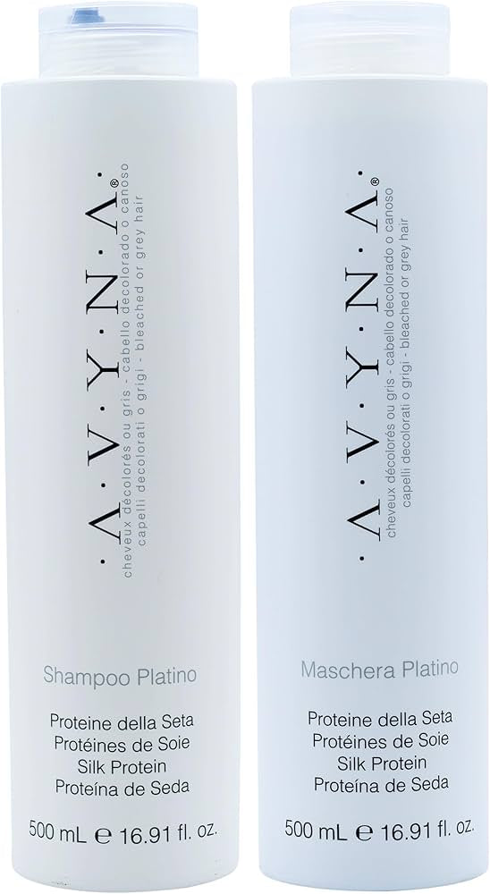 AVYNA SHAMPOO PLATINO &MASCHERA PLATINO(500ml)set