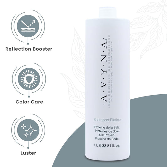 AVYNA SHAMPOO PLATINO&MASCHERA PLATINO SET(1L)