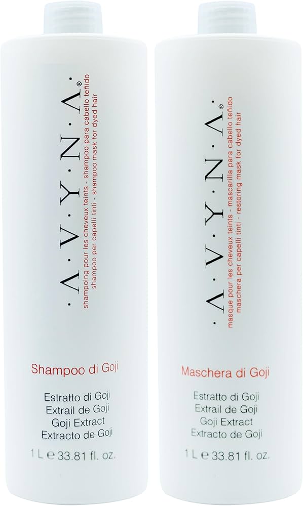 AVYNA SHAMPOO DI GOJI &MASCHERA Di Goji(1 Liter )Set